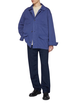 模特儿示范图 - 点击放大 - THE ROW - SATO 纯棉剪裁 T 恤