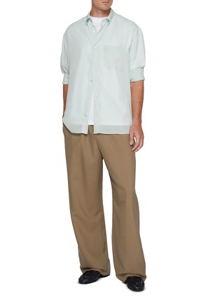 模特儿示范图 - 点击放大 - THE ROW - Bresson Oversized Shirt