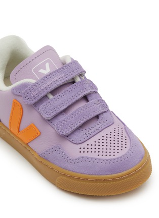 细节 - 点击放大 - VEJA - x The Campamento V-90 Leather Toddler's Sneakers