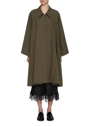 首图 - 点击放大 - THE ROW - Lenis Hidden Placket Cotton Coat