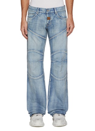 首图 - 点击放大 - BALENCIAGA - Low Rise Straight Leg Paneled Denim Jeans