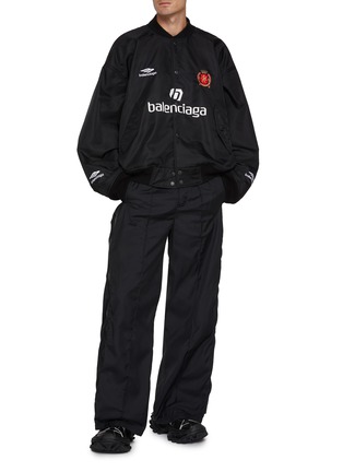 模特儿示范图 - 点击放大 - BALENCIAGA - Soccer Varsity Bomber Jacket