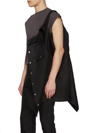 细节 - 点击放大 - RICK OWENS - 无袖衬衫夹克