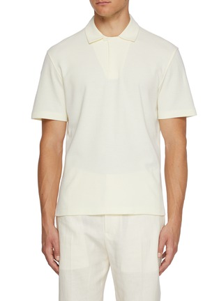 首图 - 点击放大 - ZEGNA - Cotton Polo Shirt