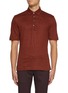首图 - 点击放大 - ZEGNA - Linen Polo Shirt