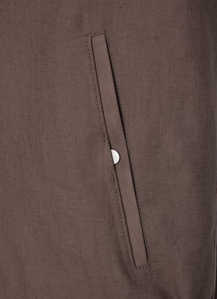  - ZEGNA - Zip Up Linen Vest