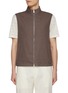 首图 - 点击放大 - ZEGNA - Zip Up Linen Vest