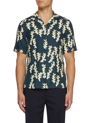 首图 - 点击放大 - ZEGNA - Printed Short Sleeve Shirt