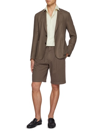模特儿示范图 - 点击放大 - ZEGNA - Button Up Dress Shirt
