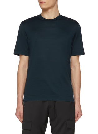 首图 - 点击放大 - ZEGNA - Lightweight Cotton Silk T-Shirt