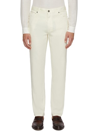 首图 - 点击放大 - ZEGNA - Comfort Light Wash Jeans