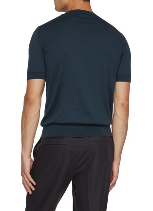 背面 - 点击放大 - ZEGNA - Crewneck Cotton Knit T-shirt