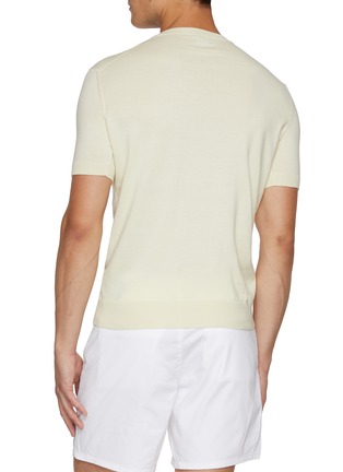 背面 - 点击放大 - ZEGNA - Crewneck Cotton Knit T-shirt