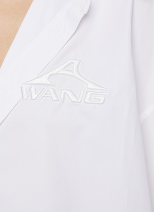  - ALEXANDERWANG - LOGO 刺绣剪裁衬衫