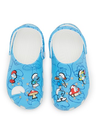 模特儿示范图 - 点击放大 - CROCS - X The Smurfs 501 Classic Kids' Clogs