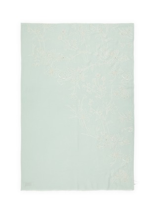 首图 - 点击放大 - JANAVI - Floral Placement Merino Wool Scarf