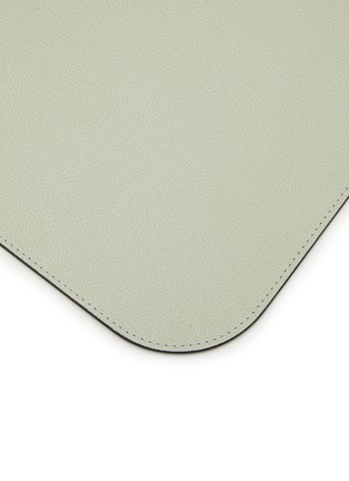细节 –点击放大 - GIOBAGNARA - Vanny Leather Placemat — Celadon Green