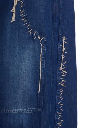  - Y'S - U-Patched Pocket Dark Wash Jeans