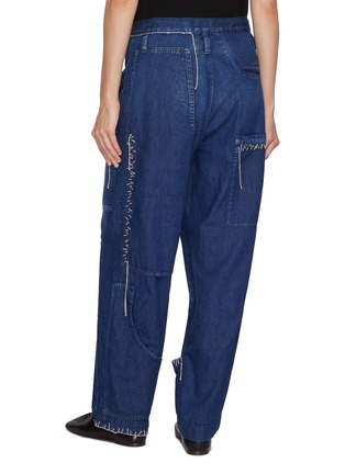 背面 - 点击放大 - Y'S - U-Patched Pocket Dark Wash Jeans