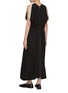 背面 - 点击放大 - BEAUTIFUL PEOPLE - Cold Shoulder Panel Linen Maxi Dress