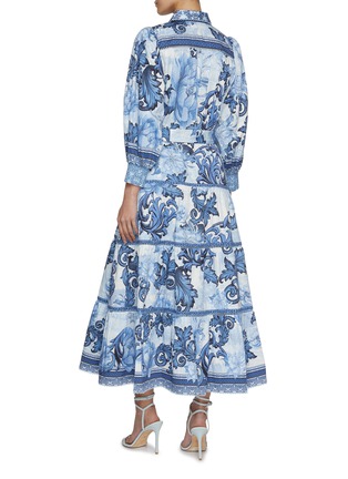 背面 - 点击放大 - ALICE + OLIVIA - Geneva Tiered Midi Dress