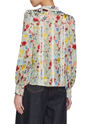 背面 - 点击放大 - ALICE + OLIVIA - Arlette Blouson Sleeve Blouse