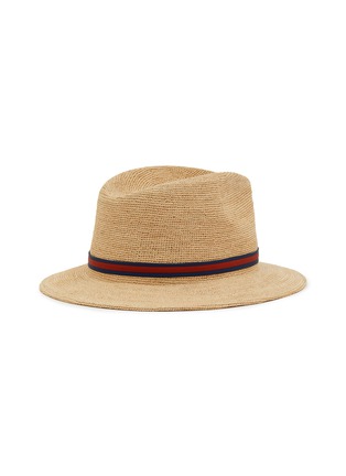 模特儿示范图 - 点击放大 - BORSALINO - 钩织遮阳帽
