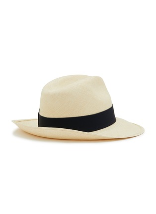 模特儿示范图 - 点击放大 - BORSALINO - 草编遮阳帽