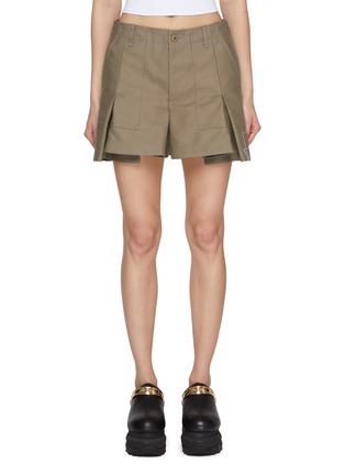 首图 - 点击放大 - SACAI - x WTAPS Pleated Shorts