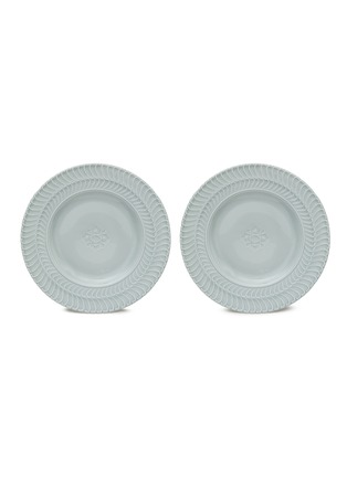 首图 –点击放大 - BUCCELLATI - Rouche Porcelain Dessert Plate Set of 2 — Tang Green