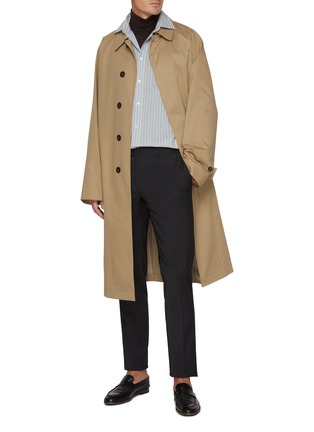 模特儿示范图 - 点击放大 - PT TORINO - Plain Weave Flannel Pants