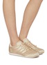 模特儿示范图 - 点击放大 - ADIDAS - 女款 TAEKWONDO 系带运动鞋