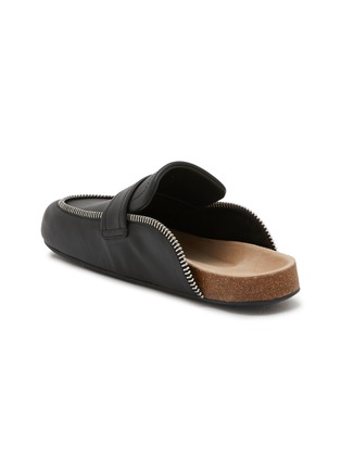  - JW ANDERSON - Biker Leather Loafer Mules