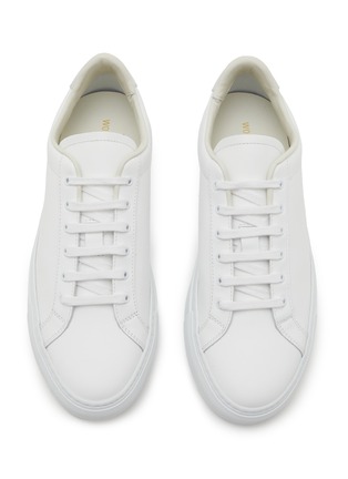 细节 - 点击放大 - COMMON PROJECTS - Retro Classic Low Top Leather Women's Sneakers