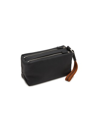 细节 - 点击放大 - ZEGNA BAGS - Double Zip Leather Pouch