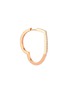 首图 - 点击放大 - REPOSSI - Large Antifer 18K Pink Gold Diamond Single Hoop Earring