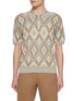 首图 - 点击放大 - PIACENZA 1733 - Thread To Thread Argyle Knit Cotton Polo Shirt