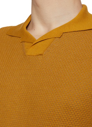  - PIACENZA 1733 - Two Tone Stitch Silk Cotton Sailor Polo Shirt