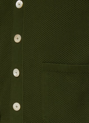  - PIACENZA 1733 - Honeycomb Cotton Knit Cardigan
