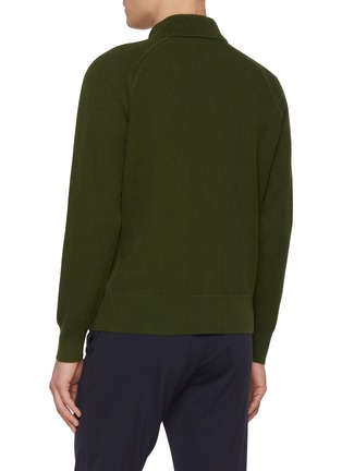 背面 - 点击放大 - PIACENZA 1733 - Honeycomb Cotton Knit Cardigan