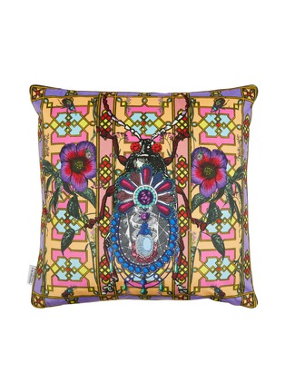首图 –点击放大 - KRISTJANA S WILLIAMS - Bejewelled Bjollur Cushion — Lilac