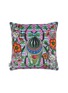 细节 –点击放大 - KRISTJANA S WILLIAMS - Bejewelled Bjollur Cushion — Turquoise