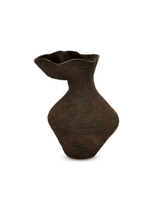 首图 –点击放大 - TANIA WHALEN CERAMICS - The Flutter Vessel — Brown