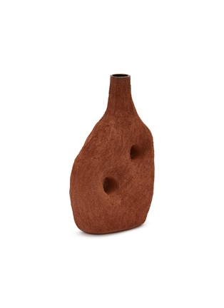细节 –点击放大 - TANIA WHALEN CERAMICS - Landscape Vessel — Chocolate