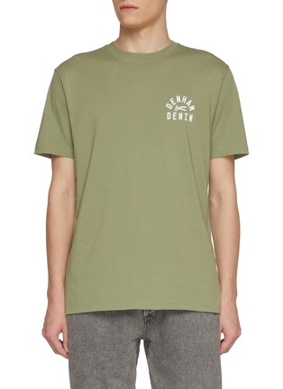 首图 - 点击放大 - DENHAM - Scissor Logo Print Cotton T-Shirt