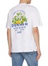 背面 - 点击放大 - DENHAM - Botanical Back Graphic Print Cotton T-Shirt