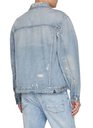 背面 - 点击放大 - DENHAM - Ripped Light Wash Denim Jacket