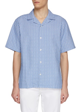 首图 - 点击放大 - DENHAM - Luca Cotton Jacquard Camp Shirt