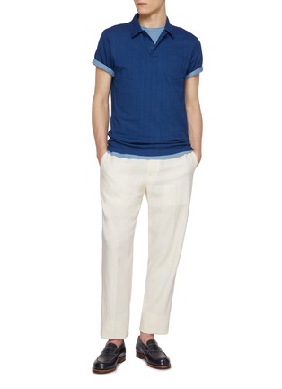 模特儿示范图 - 点击放大 - SUNSPEL - Supima Cotton T-shirt