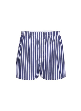 首图 - 点击放大 - SUNSPEL - Striped Classic Cotton Boxer Shorts